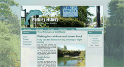 Desktop Screenshot of parkleyfishery.co.uk